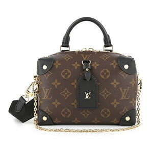 Louis Vuitton Monogram Malle Souple Shoulder Bag Brown Black